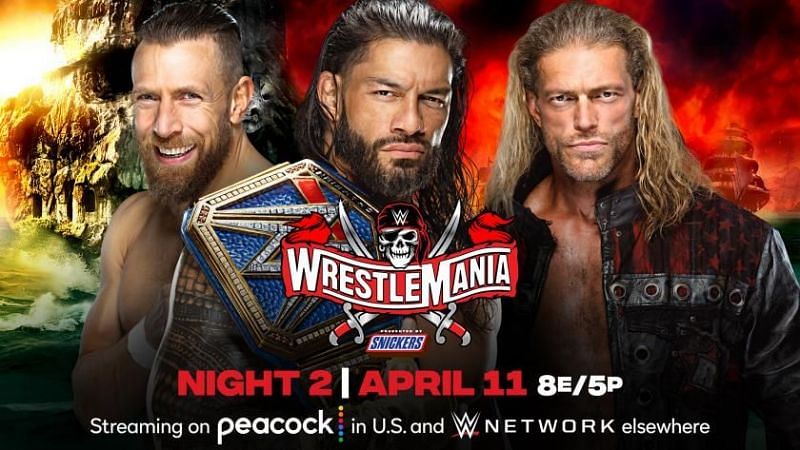 Match Graphic for Daniel Bryan vs Roman Reigns vs Edge