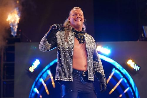 AEW CHRIS JERICHO WITH HIS BAT ON AEW DYNAMITE