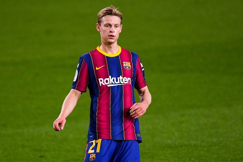 Frenkie de Jong in Barcelona colours