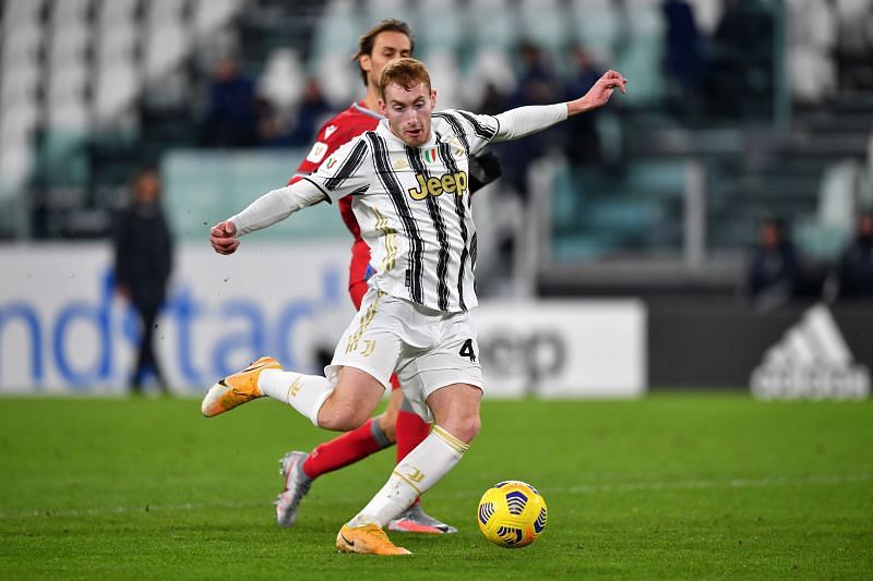 Kulusevski in action for Juventus