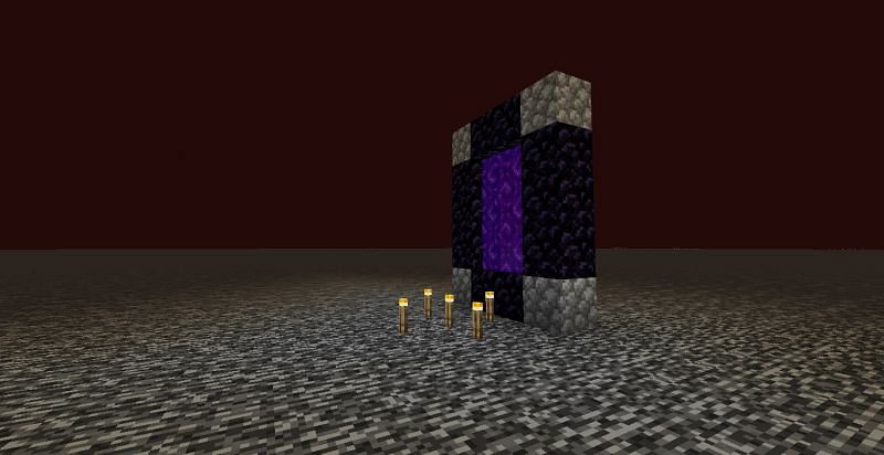 How to get on top of the Nether ceiling in Minecraft (Image via Minecraft)