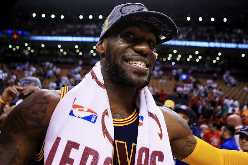 LeBron James #23 of the Cleveland Cavaliers.