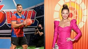 What are UFC 261 attendees Tim Tebow and Demi-Leigh Nel-Peters famous for?