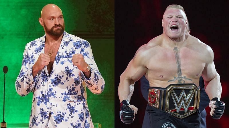 Boxing legend Tyson Fury was the original opponent for Brock Lesnar in the 2019 Crown Jewel pay-per-view