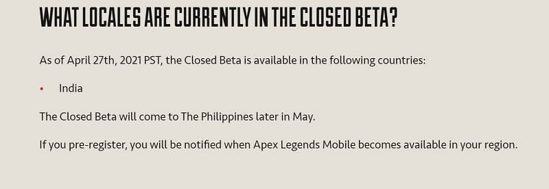 Apex Legends Mobile beta has begun for some as download wait