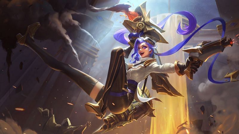 Players will be get the Wild Rift Exclusive Glorious Jinx skin as a Ranked Season 2 reward. (Image via Riot Games - Wild Rift)