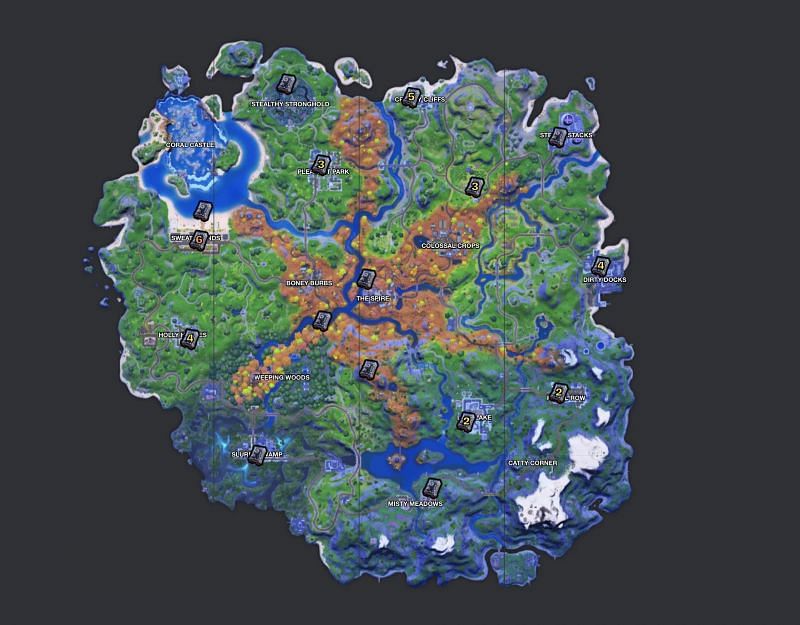 Spawn Locations Fortnite Fortnite Safe Locations Where To Find Safes In Fortnite Season 6