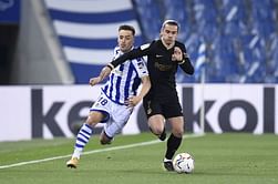 Antoine Griezmann says he is happy to play out of position for a club like Barcelona