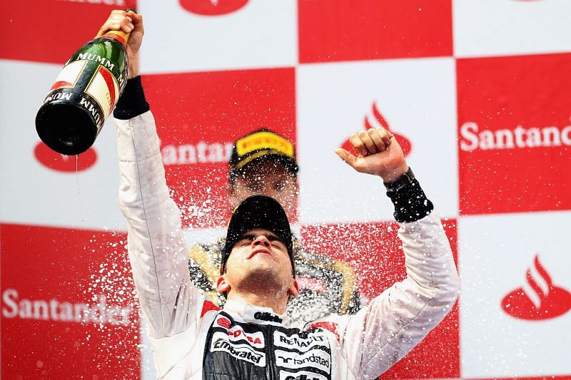 Maldonado is Williams&#039; last F1 winner. Photo: Mark Thompson/Getty Images.
