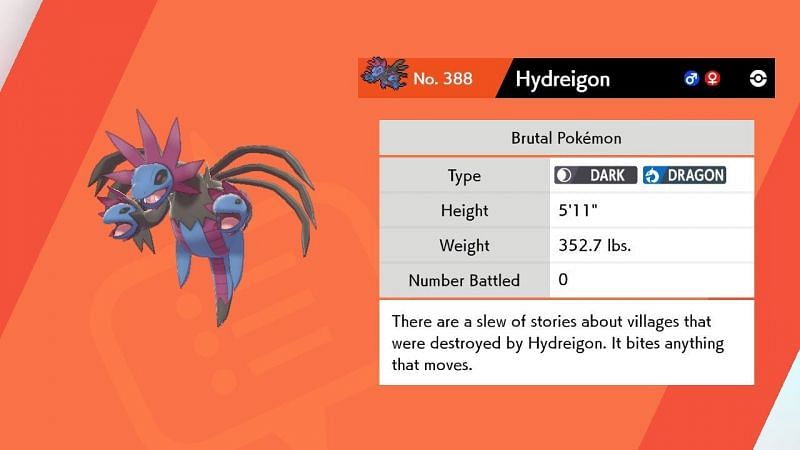 dusin Slumber spøgelse How to catch Hydreigon in Pokemon Sword and Shield: Get all Details