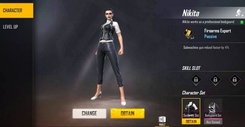 Nikita in Free Fire