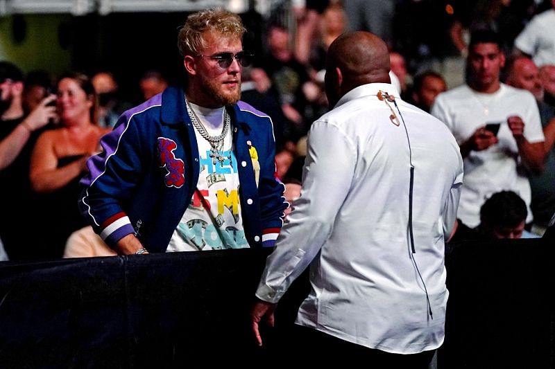 Jake Paul and Daniel Cormier got into a heated exchange at UFC 261.