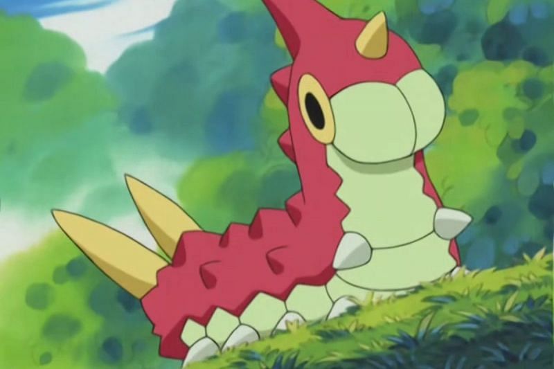 Wurmple in the anime (Image via The Pokemon Company)