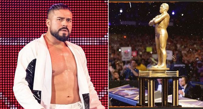 "I hope one of you win" - Andrade picks favorites to win the Andre The Giant Memorial Battle Royal
