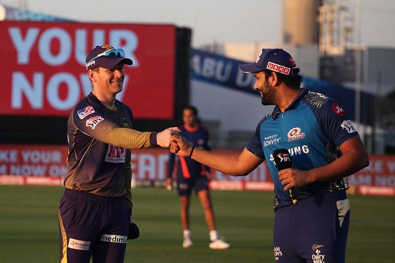 Can Eoin Morgan&#039;s(L) KKR extend their winning run? (Image Courtesy: IPLT20.com)