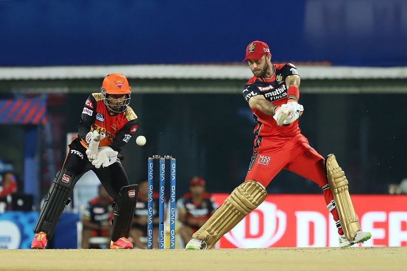 Maxwell paced his innings pretty well in RCB&#039;s IPL 2021 game against SRH (Image Courtesy: IPLT20.com)