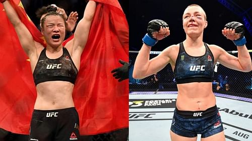 Weili Zhang and Rose Namajunas