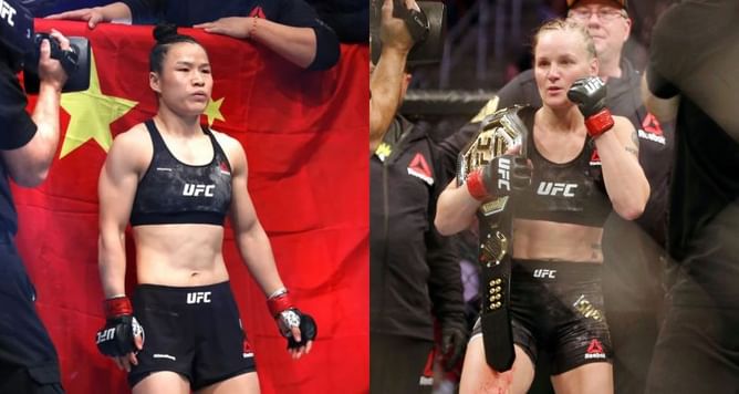 Valentina Shevchenko talks about a potential super-fight against UFC strawweight champion Weili Zhang