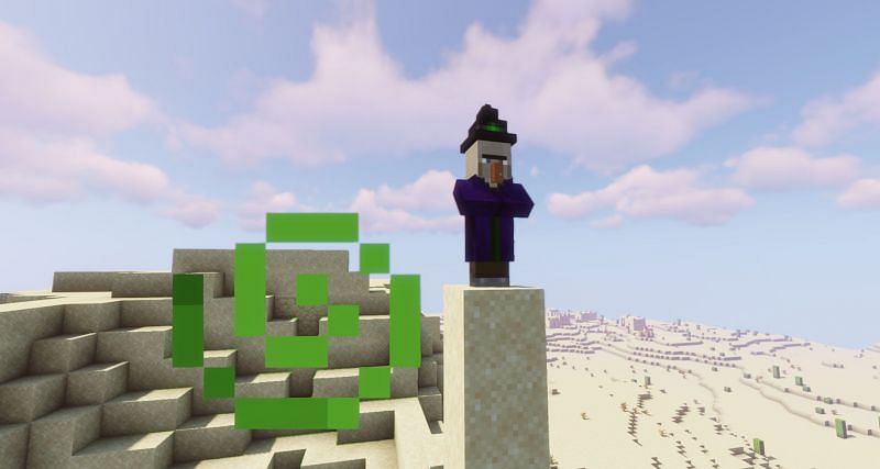 A witch cannot spawn in Mushroom Fields (Image via Minecraft)