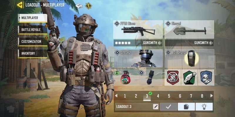 Choosing a good loadout is important in any game of COD Mobile(Image via Activision)