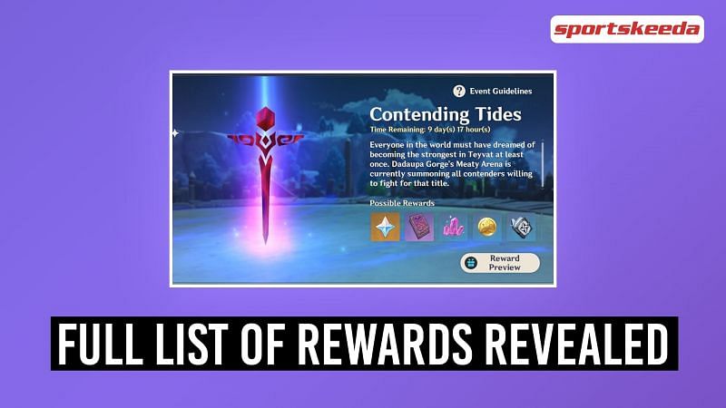 Genshin Impact Contending Tides Event To Reward 420 Free Primogems Full List Of Rewards Revealed