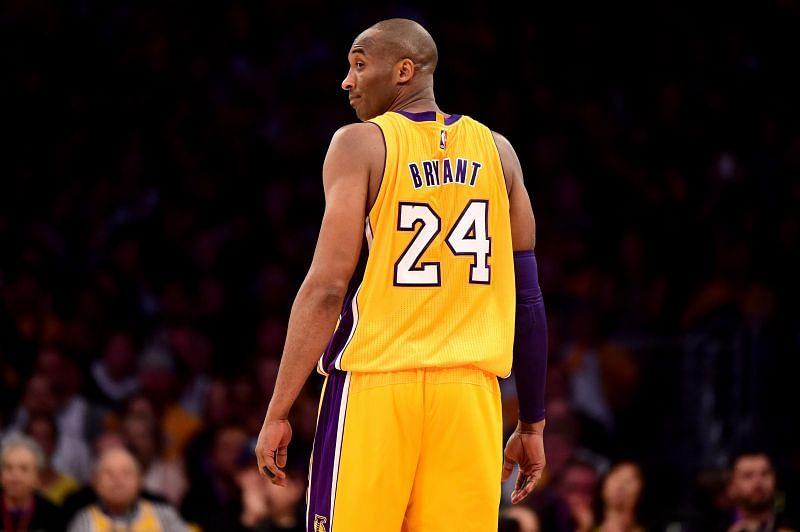 Kobe Bryant #24 of the Los Angeles Lakers