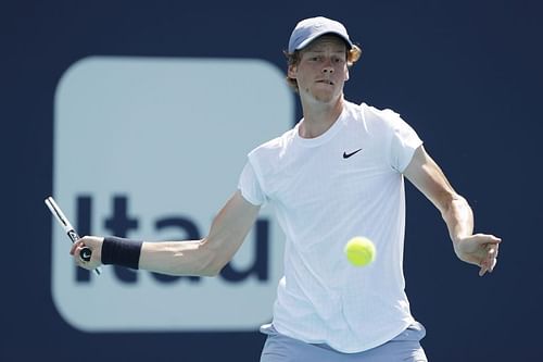 Jannik Sinner at the 2021 Miami Open