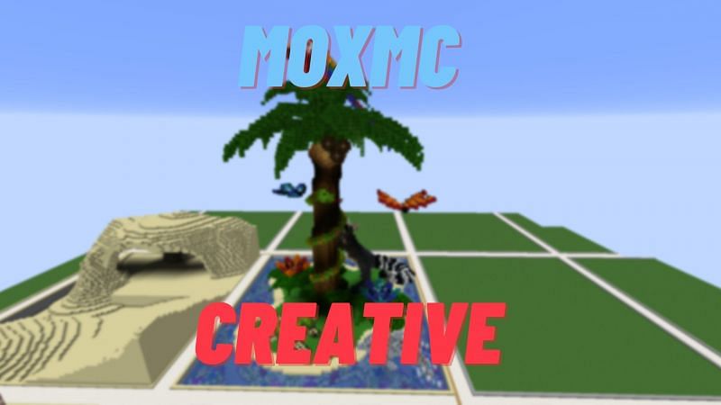 MoxMC features large building plots for Minecraft players to use