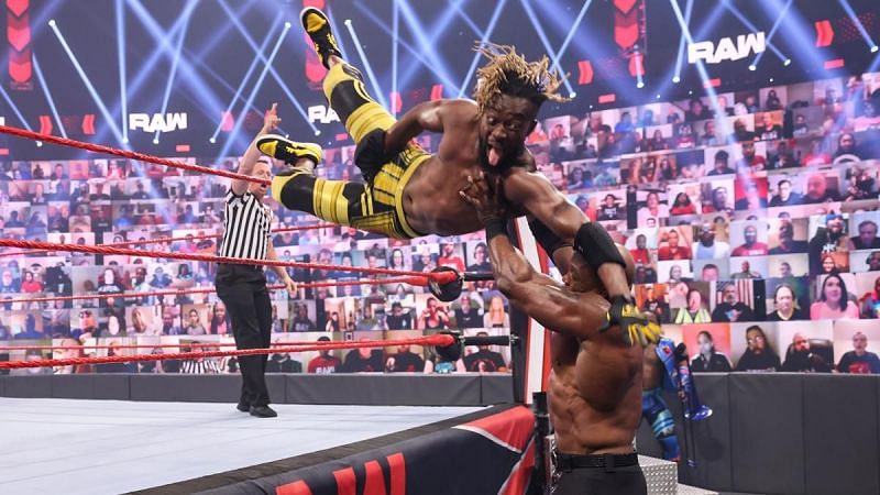 Kofi Kingston flying high