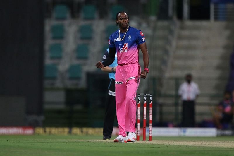 Jofra Archer missed the first half of IPL 2021 because of his injury issues (Image Courtesy: IPLT20.com)