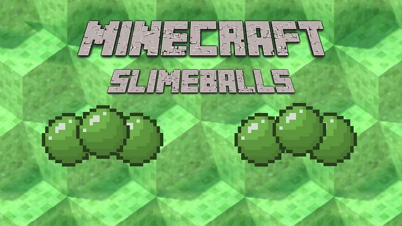 How to use slimeballs (Image via Minecraft)