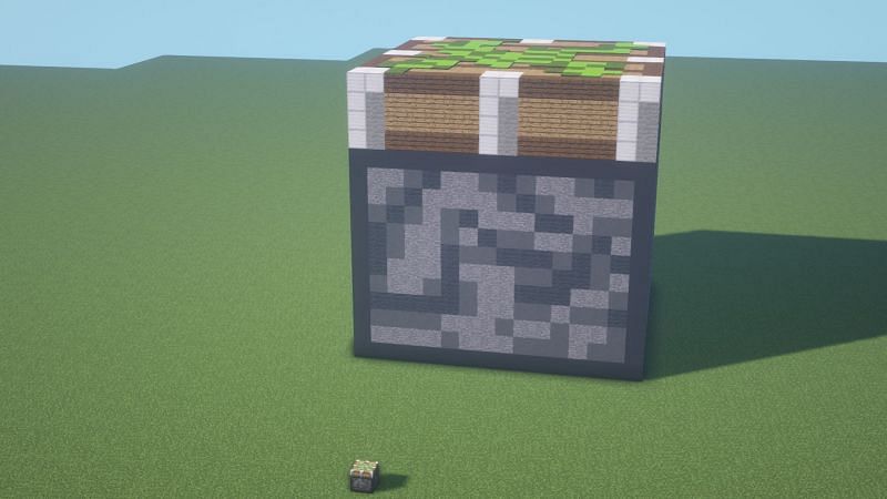 A massive sticky piston (Image via u/OmerBs)