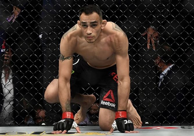 Where does Tony Ferguson train?