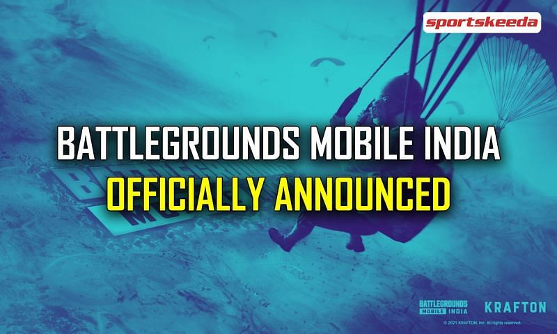 Battlegrounds Mobile India officially announced. Image via Sportskeeda.