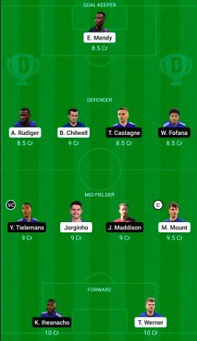 Chelsea (CHE) vs Leicestser City (LEI) Dream11 Suggestions