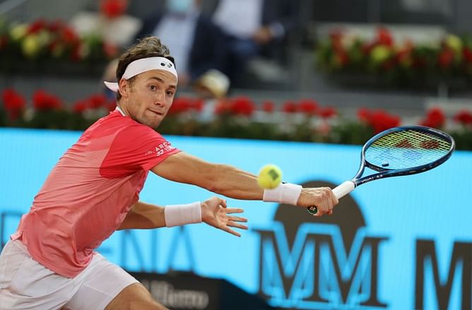 "It's a bit like the movement that Roger Federer does" - Casper Ruud on the inspiration behind his improved serve