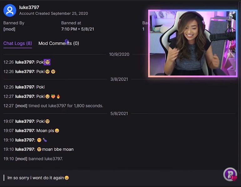 Pokimane Viewer Gets Banned For Calling Her A Fat B**th, Blames The ...