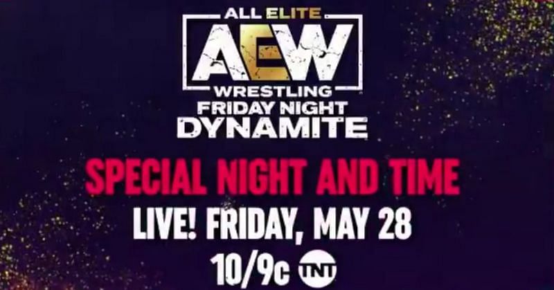 AEW Dynamite announced a special night and time for next week&#039;s episode