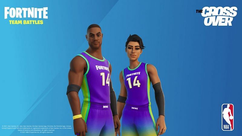 Fortnite x NBA Team Battles is now live in-game (Image via Epic Games)