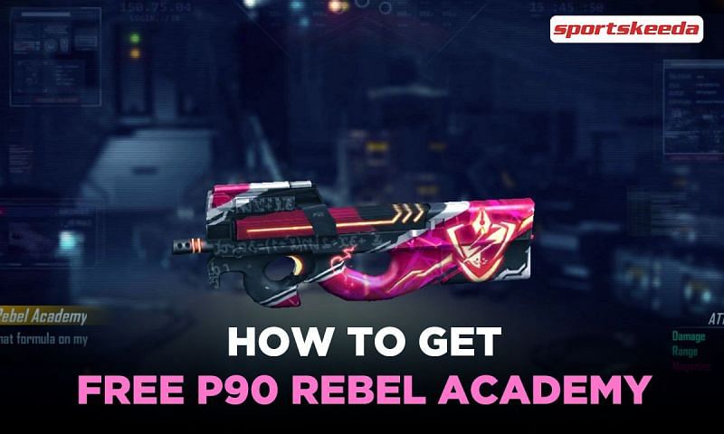 How to get free P90 Rebel Academy in Free Fire (Image via Sportskeeda)