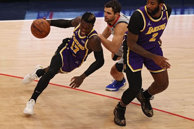 LA Lakers guard Dennis Schroder reportedly out for 2 weeks due to COVID health and safety protocols | 2020-21 NBA season