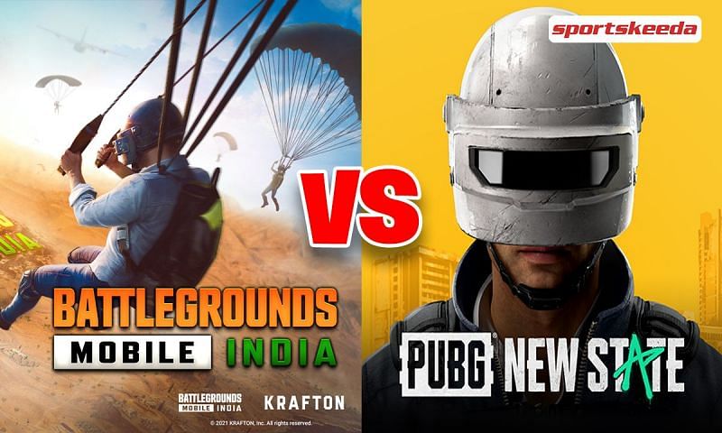 Differences between PUBG New State and Battlegrounds Mobile India