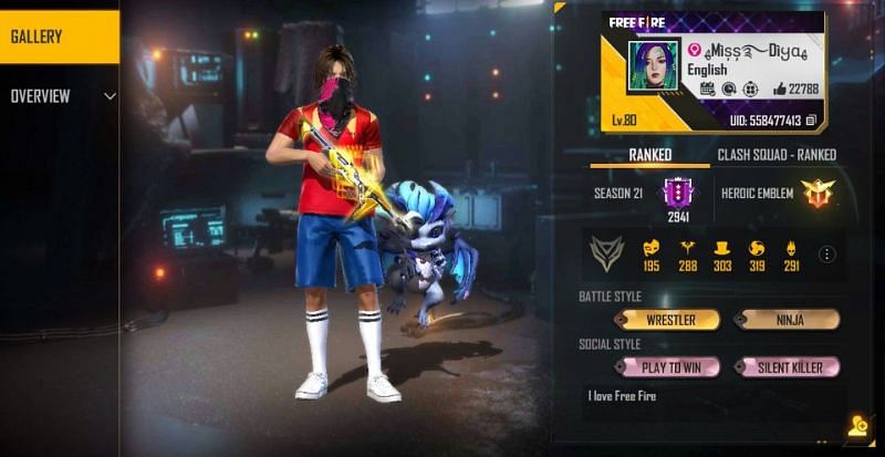 Miss Diya is a popular Free Fire content creator in India