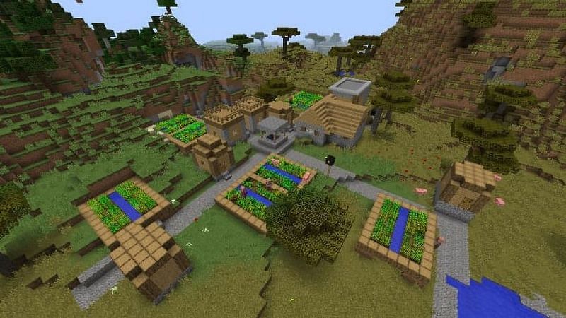 Minecraft seed (Image via pcgames)