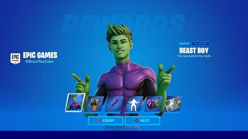 Fortnite Teen Titans Cup: Start date, How to participate, Beast Boy reward (Image via Epic Games)