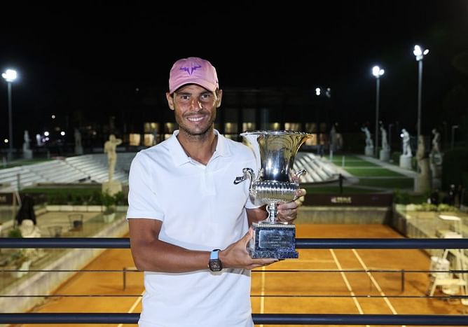 Rafael Nadal claims his "clay season has improved" at Italian Open, says he doesn't know if Rome title will "influence" Roland Garros