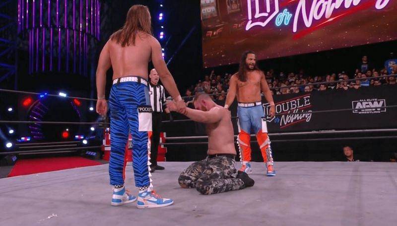 Young Bucks pull off a huge victory at AEW Double or Nothing.