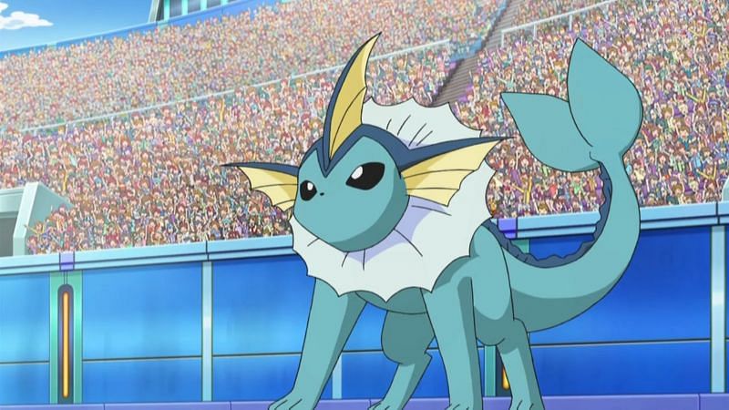 Vaporeon in the anime (Image via The Pokemon Company)