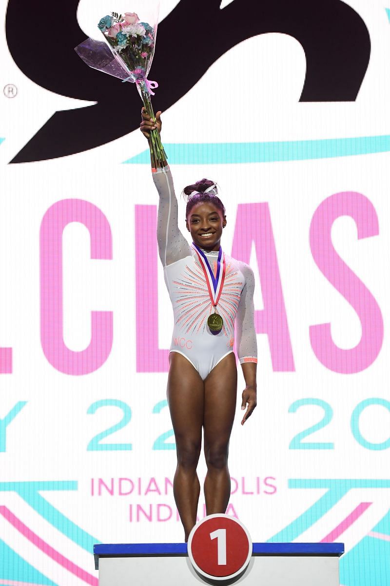 The Yurchenko double pike helped Simone Biles win the all-around title at the 2021 U.S. Classic competition
