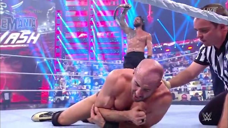 Cesaro faced Roman Reigns at WrestleMania Backlash